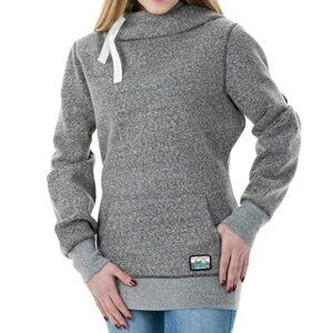 83 DSG Snowflake lined, side tie hoodie